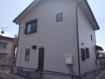 外壁塗装　リビング亀沢　湧水町