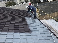 姶良市　屋根　塗装　リフォーム